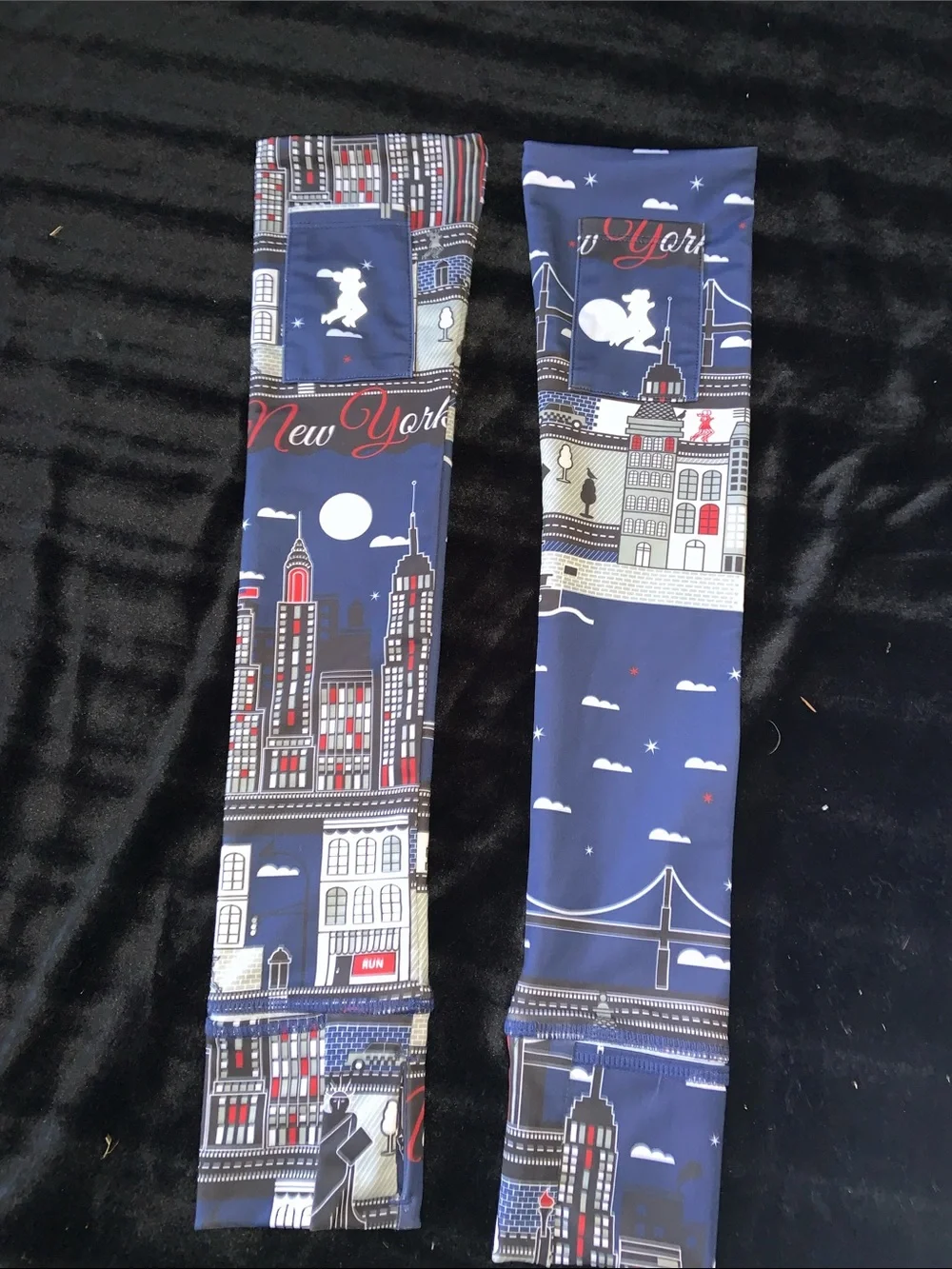 New York Skyline Blue Arm Sleeves one size multiple uses